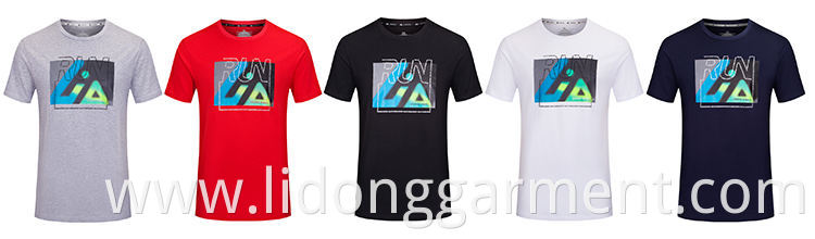 wholesale custom High quality comfortable Sport Wear For Men t shirt Printing